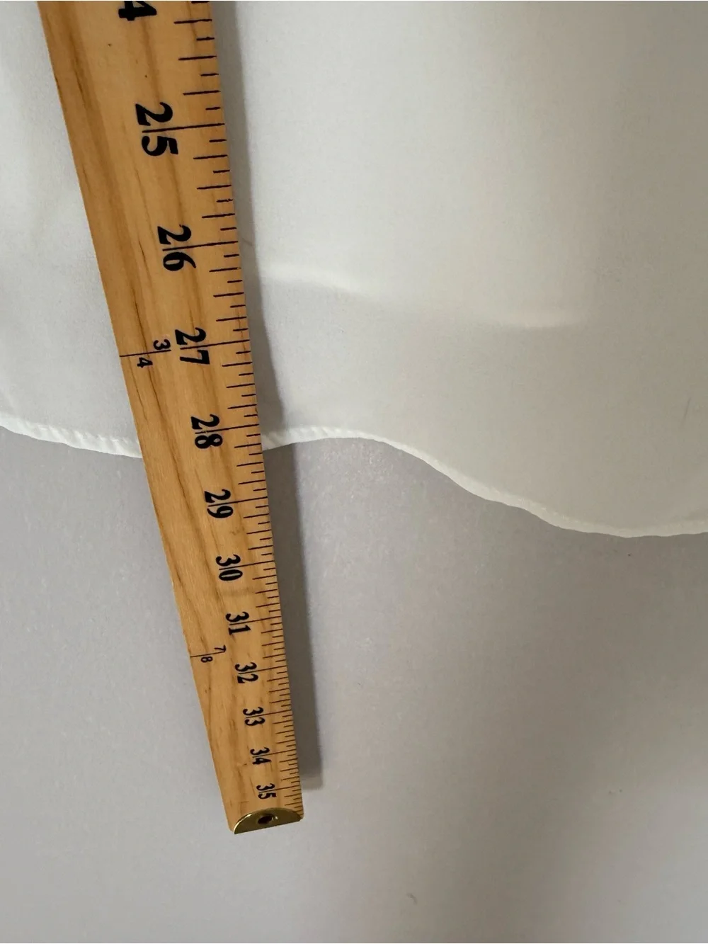 Vince Camuto sheer white
